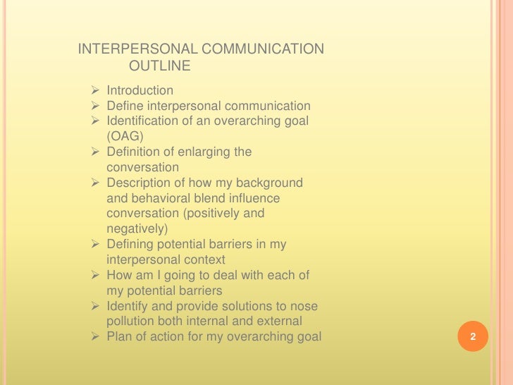 introduction to interpersonal communication pdf interpersonal communication examples